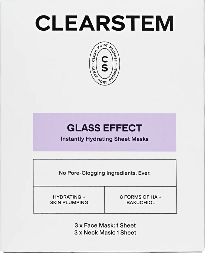 Glass Effect Face & Neck Sheet Masks